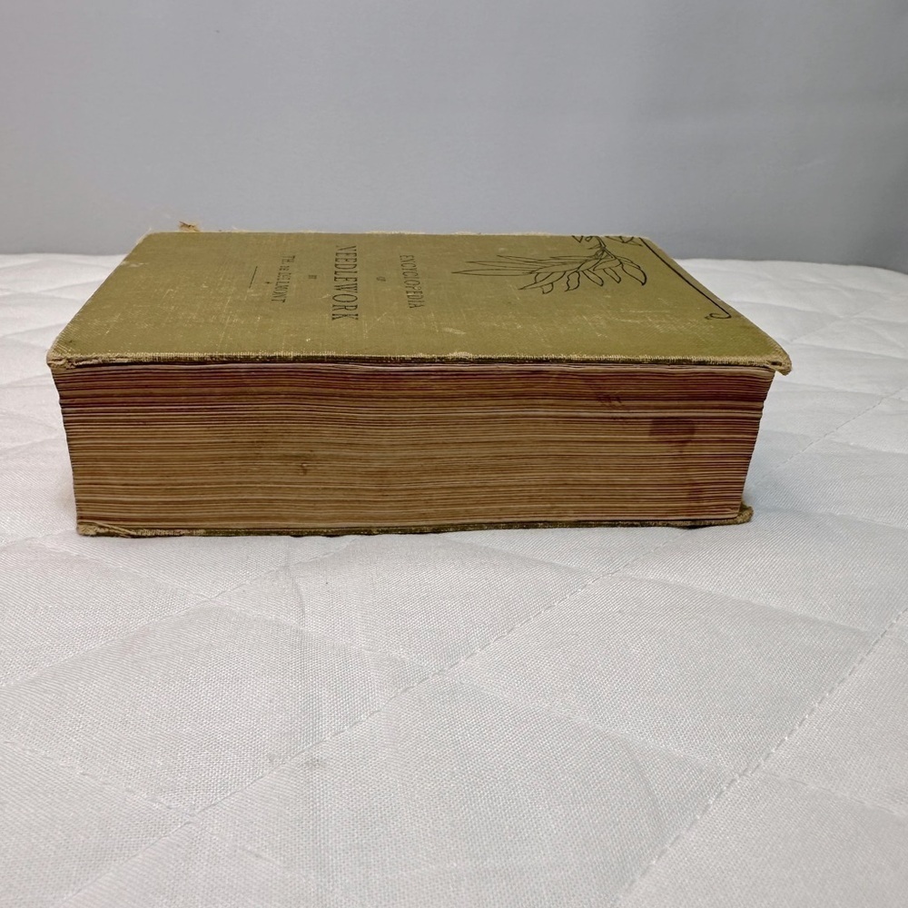 Antique Needlework Encyclopedia English Embroidery Pattern Guide Circa 1900 Book - Picture 7 of 8